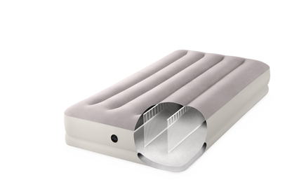 Intex Single (Twin) Dura-Beam Prestige Mid-Rise Airbed w/ USB150 Pump - 64177