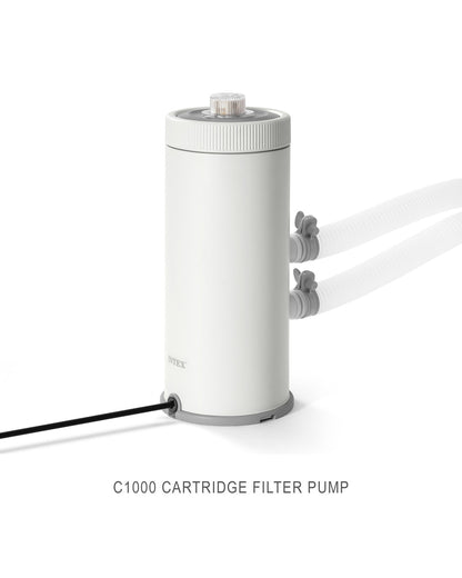 Intex C1000 Cartridge Filter Pump W/ GFCI 3785/h 26638 New Model for 2025