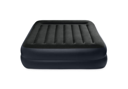 Intex Queen Pillow Rest Airbed with 240v pump 64124