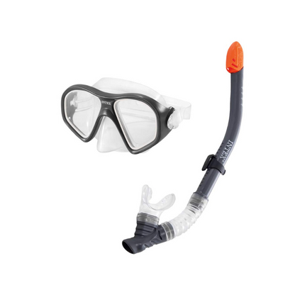 Intex Mask Snorkel and Fin Set Reef Rider Set 55657