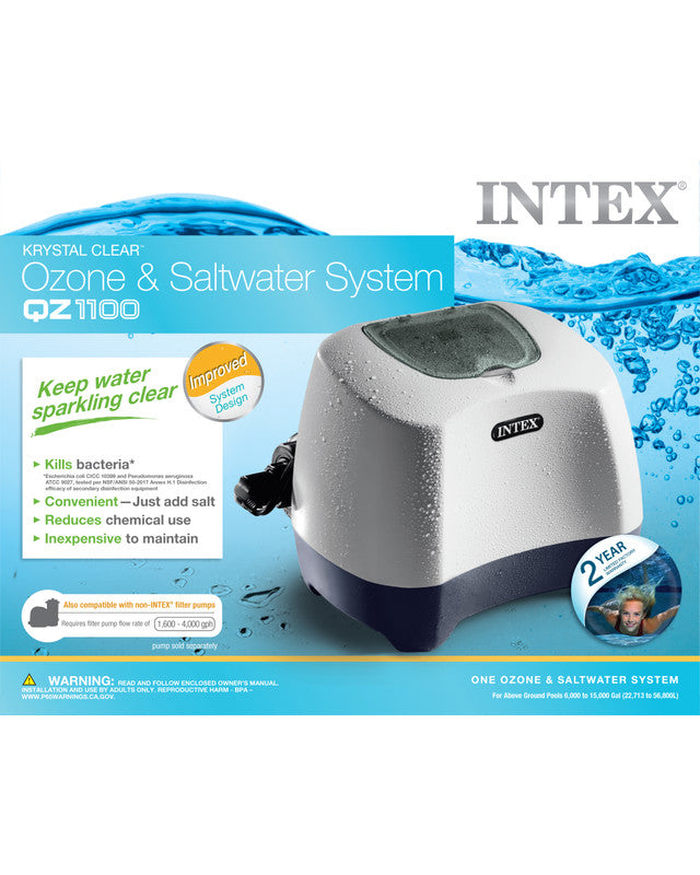 Krystal Clear Ozone and Saltwater Pool Chlorine System QZ1100 - 60,000 Litres 26666