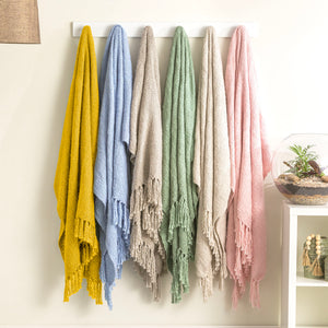 Crystal 100% Acrylic Juniper Throw by Renee Taylor