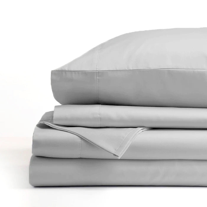 Ddecor Home 1500 Thread count Premium Cotton Blend Silver King Sheet Set by Ddecor Home