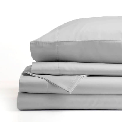 Ddecor Home 1500 Thread count Premium Cotton Blend Silver King Sheet Set by Ddecor Home