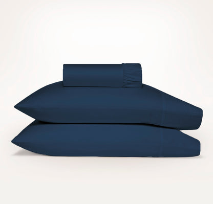 Ddecor Home 1500 Thread count Premium Cotton Blend Indigo King Combo Set by Ddecor Home