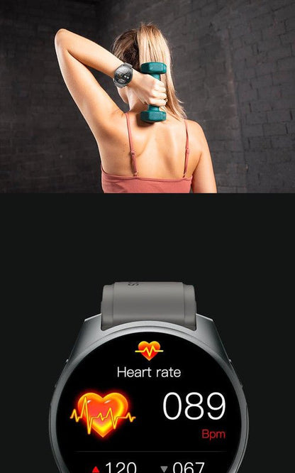 2 - in - 1 Smartwatch /Earphones & Charging Dock | 4GB MP3, Health Tracker | Titanium Grey | World’s First Patented - Factory Direct Shop