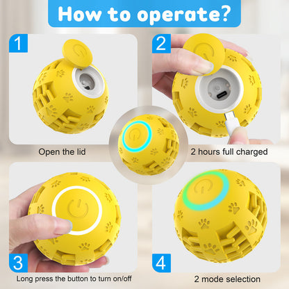 pet products Electric bouncing ball for grinding teeth and teasing pets - Factory Direct Shop