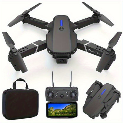 **E88 PRO All-in-One Gesture-Controlled Aerial Drone | Dual Adjustable HD Cameras + 3-Speed Wind Resistance + Touch-Free Operation, Smart Tracking with One-Click Editing, Perfect for Beginners and Outdoor Creativity**