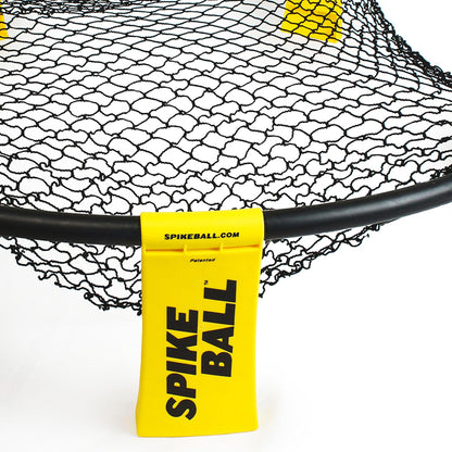 W3 Ball Original Roundnet Game Set, 4-Player Outdoor Volleyball with 3 Balls, Net & Bag for Lawn, Sand & Indoors