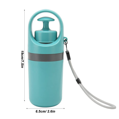Zero - Contact Dog Poop Scooper with 6 - Claw Mechanism & Built - in Bag Dispenser – Lightweight Pet Waste Picker for Outdoor Walks (Teal Blue) - Factory Direct Shop