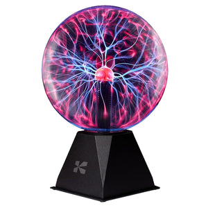 Plasma Ball Lamp - Touch & Sound Sensitive USB-Powered Globe for Decor, Parties & STEM Learning (7 Inch)