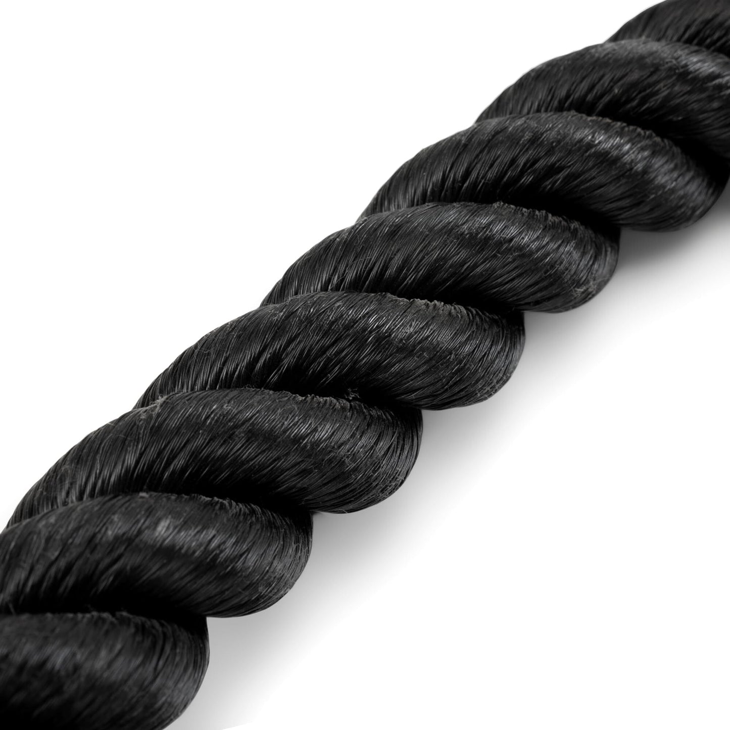 Heavy - Duty Dual - Handle Triceps Rope for Cable Machine – Braided Nylon Fitness Attachment with Rubber Ends (Black) - Factory Direct Shop