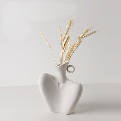 Wabi-Sabi Human Form Vase Set (Black & White) – Artistic Home Decor for Flowers | Other Luxury Styles in Store