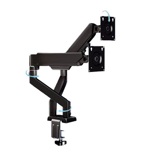 Dual Monitor Arm: 360° Rotatable, Space-Saving Desk Mount for Dual Screens, Ideal for Aussie Home & Office
