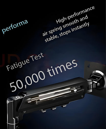 Dual Monitor Arm: 360° Rotatable, Space-Saving Desk Mount for Dual Screens, Ideal for Aussie Home & Office