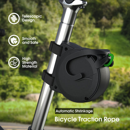 Elastic Parent-Child Bicycle Traction Rope: 2.5m, 200kg Load, For Shared Mountain & Leisure Rides in Australia