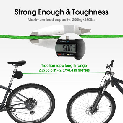 Elastic Parent-Child Bicycle Traction Rope: 2.5m, 200kg Load, For Shared Mountain & Leisure Rides in Australia