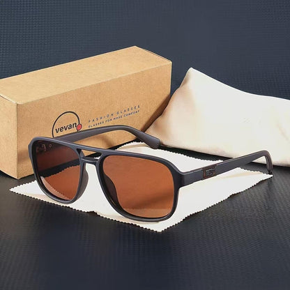 "Retro trend" classic box sunglasses-modified face, with no pressure, out of the street focus!