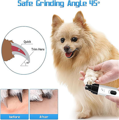 Pet products Silent Groom Pro Nail Grinder, 2025 New Dog Nail Trimmer, USB Rechargeable Pet Nail Grinder, Dog Nail Trimmers, Pet Paws Grooming Smoothing Tool - Factory Direct Shop