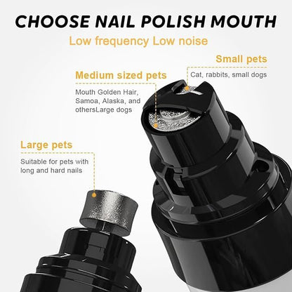 Pet products Silent Groom Pro Nail Grinder, 2025 New Dog Nail Trimmer, USB Rechargeable Pet Nail Grinder, Dog Nail Trimmers, Pet Paws Grooming Smoothing Tool - Factory Direct Shop