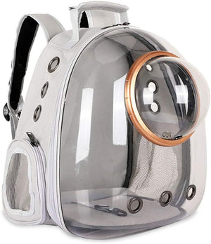 pet products Pet Space Capsule Backpack, Small Medium Cat Puppy Dog Carrier, Transparent Breathable Heat Proof, Pet Carrier for Travel Hiking Walking Camping, Grey - Factory Direct Shop