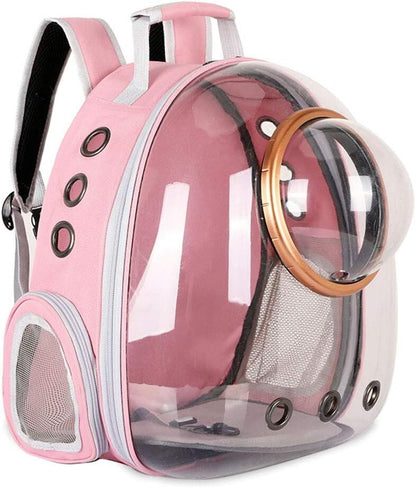 pet products Pet Space Capsule Backpack, Small Medium Cat Puppy Dog Carrier, Transparent Breathable Heat Proof, Pet Carrier for Travel Hiking Walking Camping, Grey - Factory Direct Shop