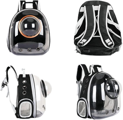 pet products Pet Space Capsule Backpack, Small Medium Cat Puppy Dog Carrier, Transparent Breathable Heat Proof, Pet Carrier for Travel Hiking Walking Camping, Grey - Factory Direct Shop
