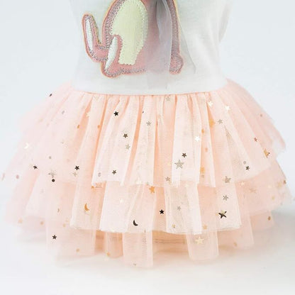 pet products Small Dog Dress Female Tiny Puppy Clothes Girl Tutu for Dogs Dresses Harness Birthday Apparel（Chest circumference27cm, back length16cm, neck circumference20cm） - Factory Direct Shop