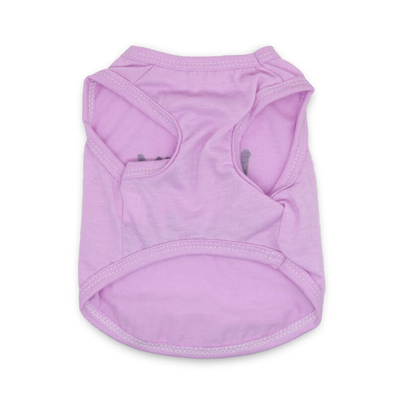 Pet products 4-Piece Pet Vest Set for Summer - Includes 4 Versatile Vests with I ❤️ my Mommy Message, Lightweight Breathable Fabric Perfect for Dogs and Cats in Warm Weather（XS）