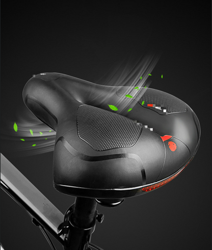 Silicone Bike Saddle with Hollow Ventilation: 21×25×11cm, 680g, Comfort & Shock Absorption for Aussie Cyclists