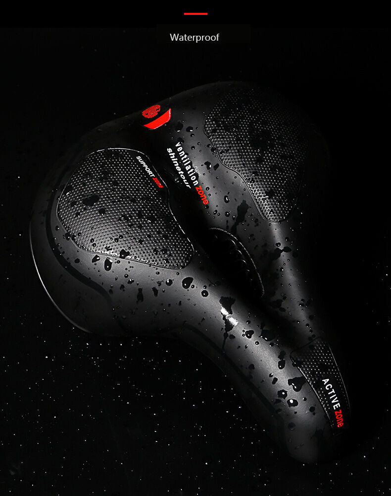 Silicone Bike Saddle with Hollow Ventilation: 21×25×11cm, 680g, Comfort & Shock Absorption for Aussie Cyclists