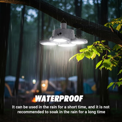 Solar Camping Lantern with Remote Control: 169 LED Folding USB Rechargeable Light for Camping, Emergencies & Outdoors