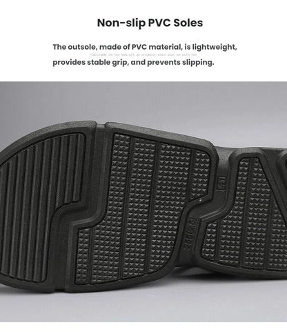 Men's 3 - Color Convertible Sandals & Slippers, Outdoor Non - Slip EVA Thick - Sole Beach Shoes for Dual Wear(black) - Factory Direct Shop
