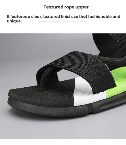 Men's 3 - Color Convertible Sandals & Slippers, Outdoor Non - Slip EVA Thick - Sole Beach Shoes for Dual Wear(green) - Factory Direct Shop