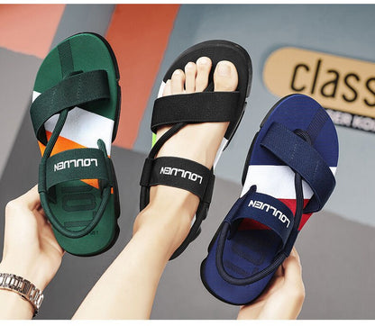 Men's 3 - Color Convertible Sandals & Slippers, Outdoor Non - Slip EVA Thick - Sole Beach Shoes for Dual Wear(green) - Factory Direct Shop