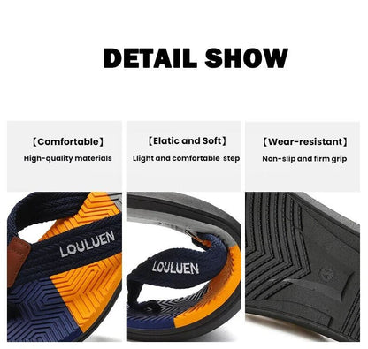 Men's Flip Flops with EVA - PVC Dual Sole, 3 Colors (Black/Blue/Green) for Comfort & Style for Summer Beach & Daily Wear(green) - Factory Direct Shop