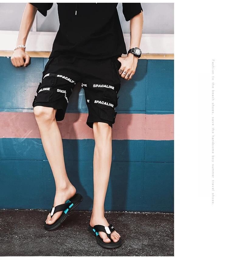 Men's Flip Flops: 4 Colors, EVA - PVC Blend, Comfort & Style for Summer Beach & Daily Wear(Black - green) - Factory Direct Shop