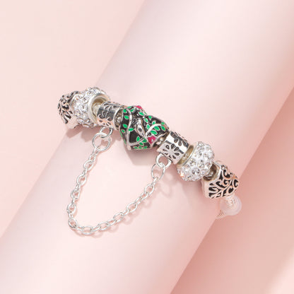 Love Bird Drip Oil Bracelet(19cm)