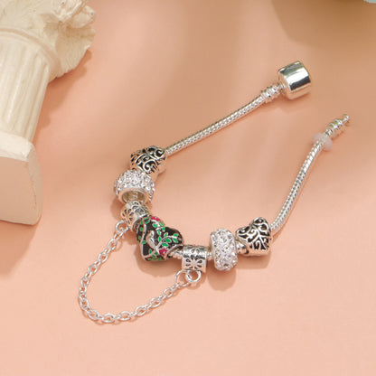 Love Bird Drip Oil Bracelet(19cm)