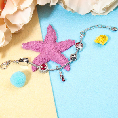 Cartoon Punk Spider-Man Themed Rhinestone Bracele(17cm)