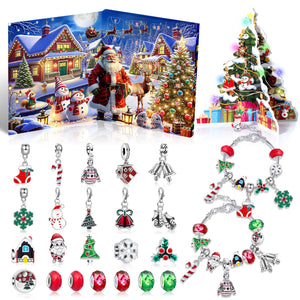 Christmas DIY Jewelry & Craft Advent Calendar(M-31,20*17*1.3cm)