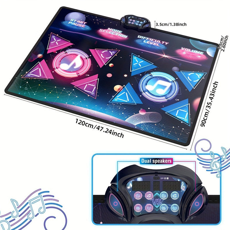 Double Dance Mat Music Light Exercise Toy - Factory Direct Shop