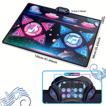 Double Dance Mat Music Light Exercise Toy - Factory Direct Shop