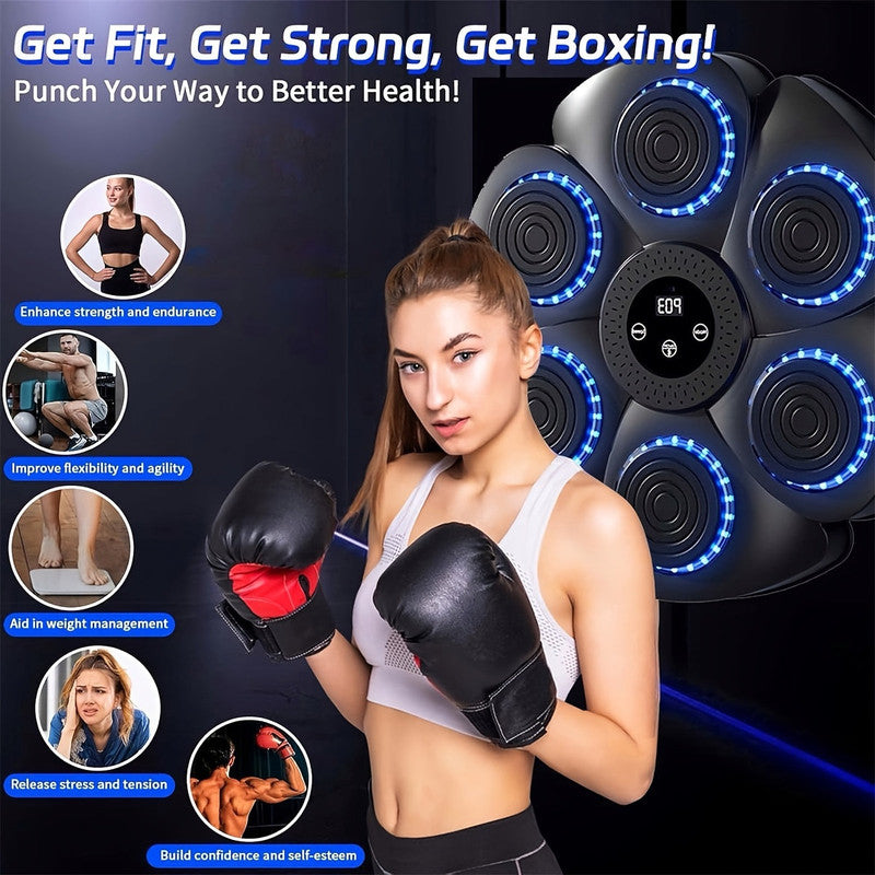 Intelligent Music Boxing Machine with Gloves - Factory Direct Shop