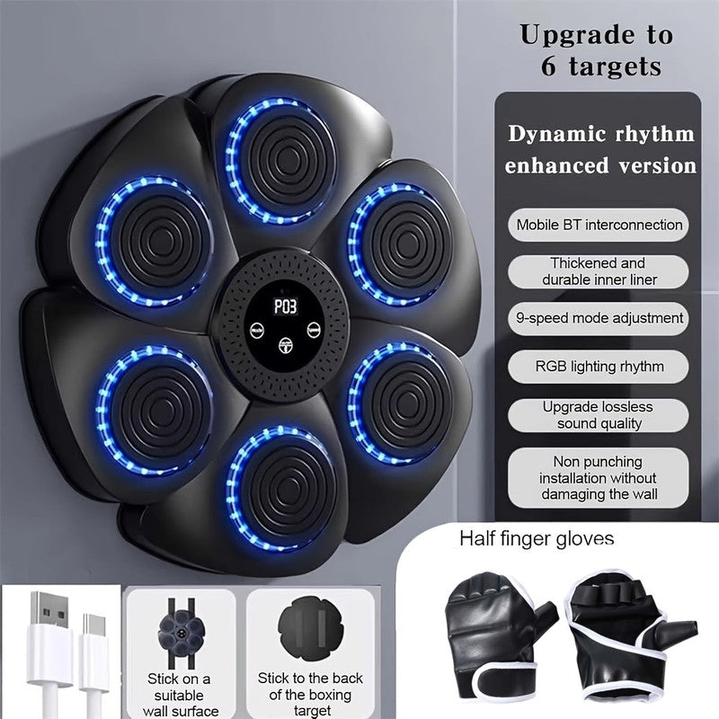 Intelligent Music Boxing Machine with Gloves - Factory Direct Shop