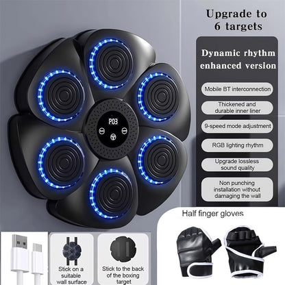Intelligent Music Boxing Machine with Gloves - Factory Direct Shop
