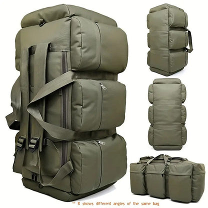 Military Duffel Backpack 80L Outdoor Travel Bag - Factory Direct Shop