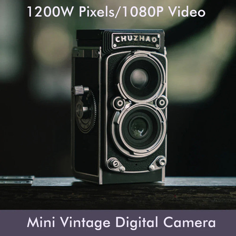Mini Retro Digital Camera Black - Factory Direct Shop