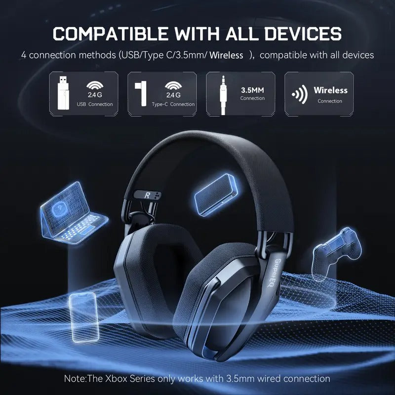 Wireless Gaming Headphones with Noise Cancelling Mic - Factory Direct Shop