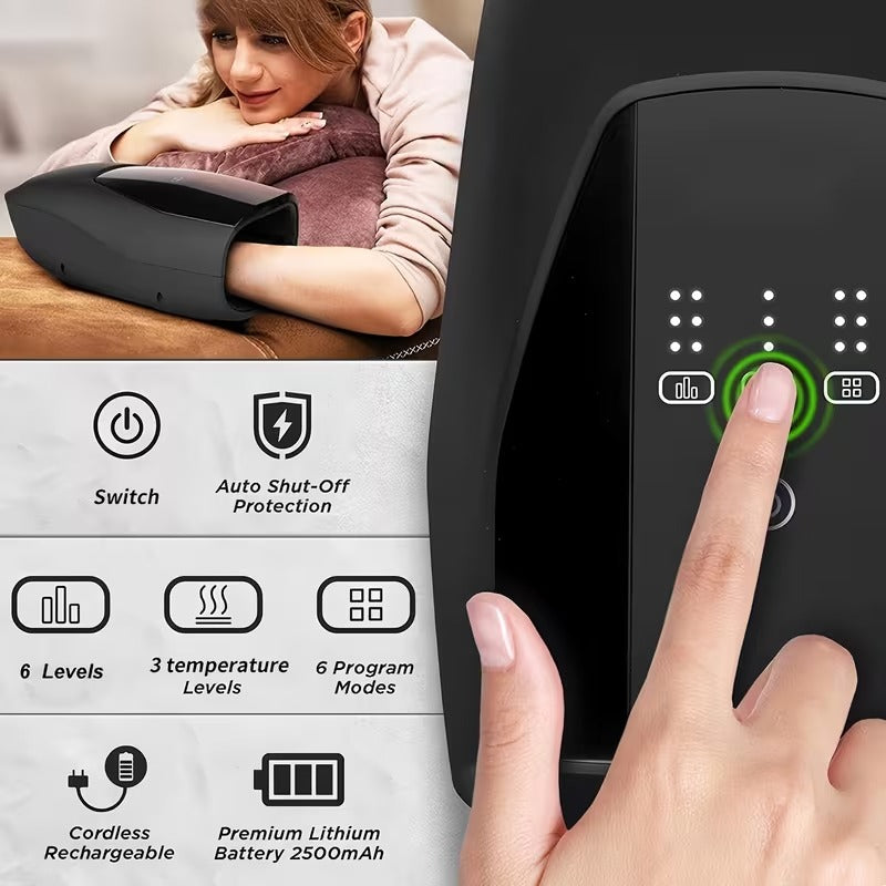 NNETM Ergonomic Hand Massager with Heat & Vibration - Factory Direct Shop